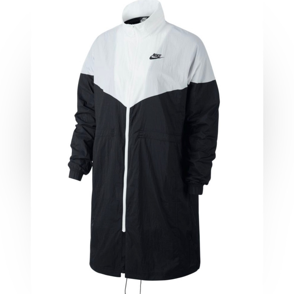Nike colour block windbreaker trench